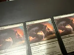 MTG Magic the Gathering Rat Colony Dominaria Regular Card Set of 8x - Image 3