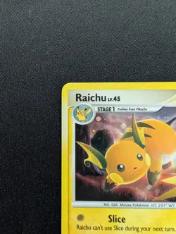 M/NM Pokemon Raichu Holo Card 8/100 Stormfront - Image 2