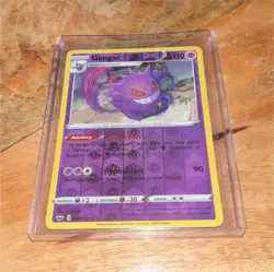 Pokemon Gengar Holo Rare Card 085/202 Swsh01 Sword & Shield 130HP TCG - Image 1