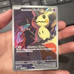 Pokemon Team Rocket's Mimikyu Full Art Foil Illustration Rare 238/217 60 HP Card - Image 1
