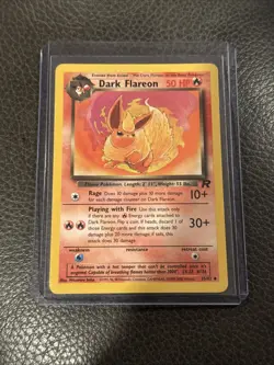 Pokemon TCG Dark Flareon 1st Edition Uncommon Card 35/82 - Image 1