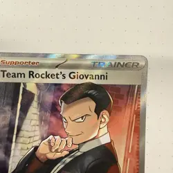 Team Rocket's Giovanni 225/182 Ultra Rare Pokemon Card Destined Rivals TCG NM - Image 3