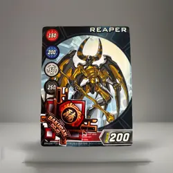 Bakugan Battle Brawlers Haos 🌟 Reaper Character Card HSP 200 BA041 - Image 1