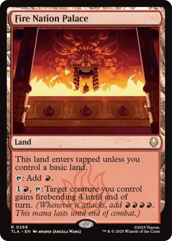 MtG Fire Nation Palace R 0268 Avatar: The Last Airbender Rare Foil - Image 1