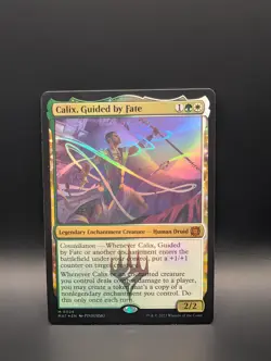MTG - Calix, Guided by Fate - FOIL - Legendary Enchantment Creature - MAT #26 - Image 1