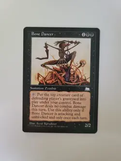 Bone Dancer Weatherlight MTG X1 Creature Great Condition 1997 Black - Image 1