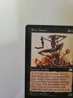 Bone Dancer Weatherlight MTG X1 Creature Great Condition 1997 Black - Image 3