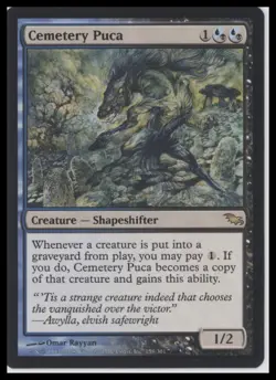 Cemetery Puca – Shadowmoor | MTG Blue Black Shapeshifter - Image 1
