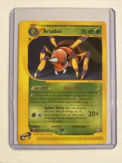 Ariados Aquapolis 3/147 Non-holo Pokemon Rare (2002) - Image 1