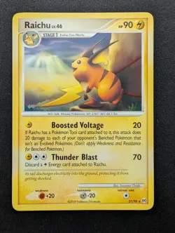 M/NM Pokemon Raichu Regular Card 27/99 Arceus - Image 1