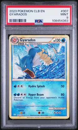 Pokemon Card Gyarados 007 PSA 9 Classic Collection - Image 1