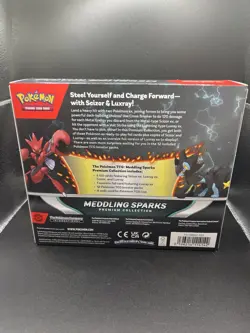 Pokemon Meddling Sparks Premium Collection - 12 Booster Packs + 4 Foil Promos - Image 2
