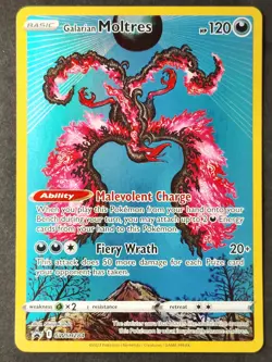 Galarian Moltres SWSH284 Sword & Shield Black Star Promo Holo, Pokemon 2023 - Image 1