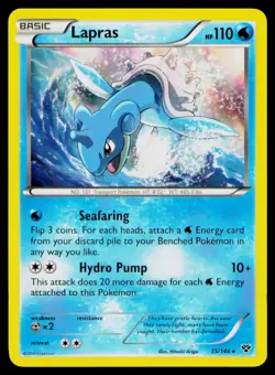 Lapras - Holo #35/146 Holo Rare Pokemon XY Base Set NM - Image 1