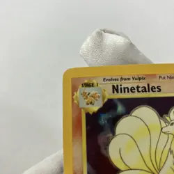 Pokemon TCG Ninetales Base Set Holo 12/102 A - Image 3
