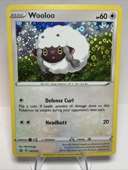 Pokemon Wooloo General Mills 25th Anniversary Holo Promo SWSH011 - Image 1