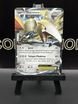 Skarmory EX - 80/146 - Pokemon XY Base Set Ultra Rare Card NM - Image 2