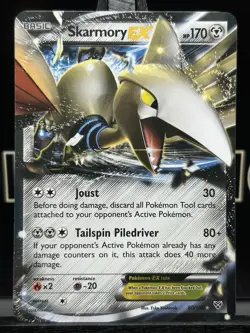 Skarmory EX - 80/146 - Pokemon XY Base Set Ultra Rare Card NM - Image 3
