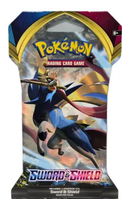 Pokemon Sword and Shield Base Set Sleeved Booster pack sealed 2020 Lot 2 - Image 3