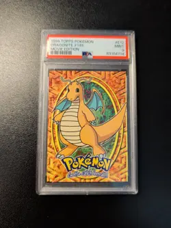 1999 Topps Pokemon Dragonite #149 Movie Edition PSA 9 - Image 1