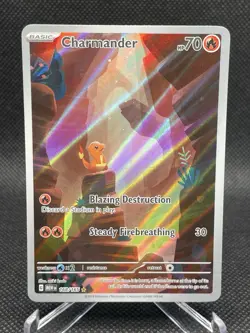 Pokemon TCG Charmander 168/165 Sv: Scarlet & Violet 151 Illustration Rare Holo … - Image 1