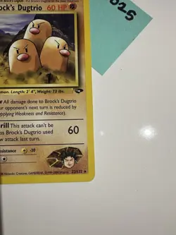 Brocks Dugtrio 22/132, Gym Challenge, Pokemon TCG, Unlimited 2000, WOTC, NM - Image 4