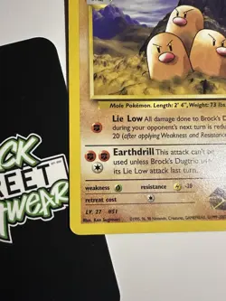 Brocks Dugtrio 22/132, Gym Challenge, Pokemon TCG, Unlimited 2000, WOTC, NM - Image 5