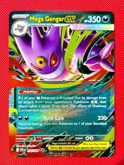 Mega Gengar ex 056/094 Me02: Phantasmal Flames Holo NM Pokemon TCG - Image 1