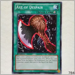 Axe of Despair - BP02-EN131 - Common 1st Edition Yugioh - Image 1