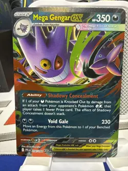 Pokemon 2025 Mega Evolution – Phantasmal Flames Mega Gengar EX #56/94 - Image 1
