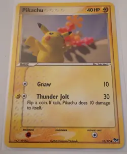 Pokemon Pikachu Common Creature POP Series 2 016/017 40 HP Regular 2005 - Image 1