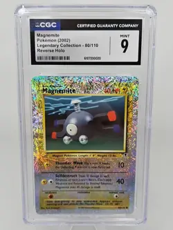 Magnemite 80/110 Legendary Collection Reverse Holo Pokemon Cgc 9 Mint - Image 1