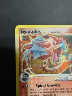 Pokemon Gyarados Gold Star (Delta Species) 102/110 Holon Phantoms Holo - Image 2