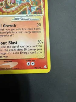 Pokemon Gyarados Gold Star (Delta Species) 102/110 Holon Phantoms Holo - Image 5