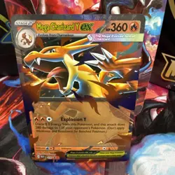 Pokemon TCG - Mega Charizard Y EX Mega Evolution Black Star Promo 030 - Image 1