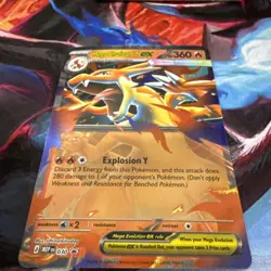 Pokemon TCG - Mega Charizard Y EX Mega Evolution Black Star Promo 030 - Image 2