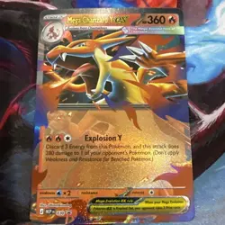 Pokemon TCG - Mega Charizard Y EX Mega Evolution Black Star Promo 030 - Image 3