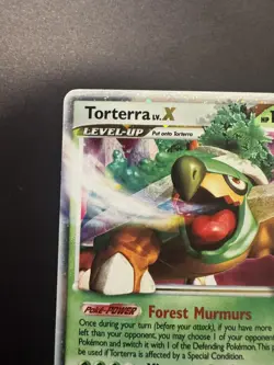 Pokemon TCG: Torterra LV.X DP09 Diamond and Pearl Black Star Promo - Image 1