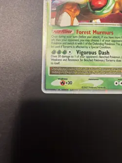 Pokemon TCG: Torterra LV.X DP09 Diamond and Pearl Black Star Promo - Image 4