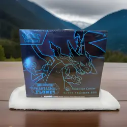 Sealed In Hand Pokemon TCG Mega Evolution Pokemon Center Phantasmal Flames ETB - Image 1