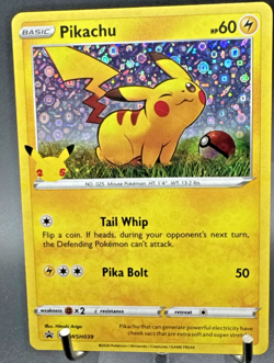 Pokemon TCG Pikachu SWSH039 Holo General Mills Promo 25th Anniversary 🔥⚡NM - Image 2