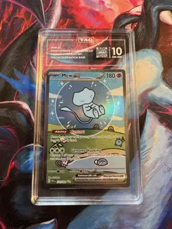 2024 Pokemon Paldean Fates Bubble Mew EX 232/091 SIR TAG Gem Mint 10 975 Pop 413 - Image 5