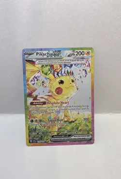 Pokemon Pikachu ex 238/191 Special Illustration Rare SIR Surging Sparks Mint - Image 1