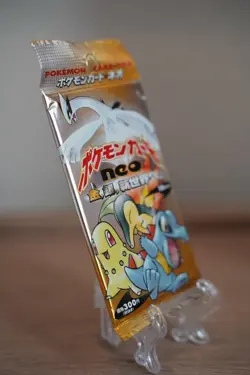 Holo Guaranteed Pokemon NEO GENESIS Japanese Booster Pack Factory Sealed Vintage - Image 4