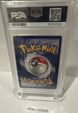 1999 POKEMON BASE SET 1ST EDITION #44 BULBASAUR SHADOWLESS - PSA 9 Mint - Image 3