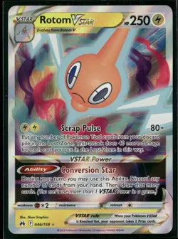 Pokemon Rotom VSTAR #046/159 Crown Zenith Near Mint or Better - Image 1