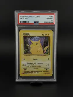 2023 Pokemon Pikachu CLC EN #008 PSA GEM MINT 10 - Image 1