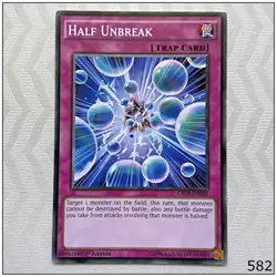 Half Unbreak - CROS-EN090 - Common 1st Edition Yugioh - Image 1