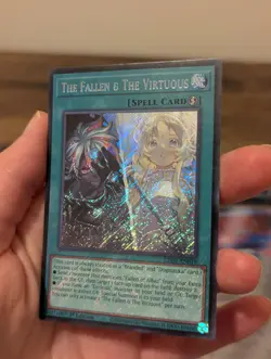 The Fallen & The Virtuous-Secret Rare-CH01-EN019 1st Edition Yugioh! - Image 4