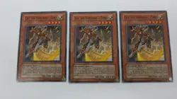 3x THE SIX SAMURAI ZANJI STON-EN011 UNLIMITED ED COMMON YUGIOH NM / UNPLAYED - Image 1